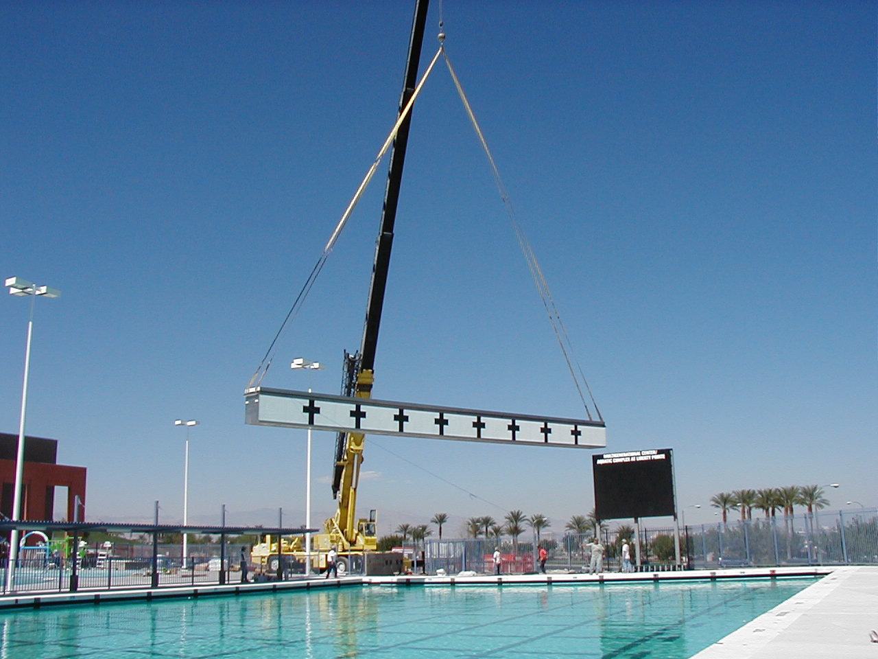 pool bulkhead installation