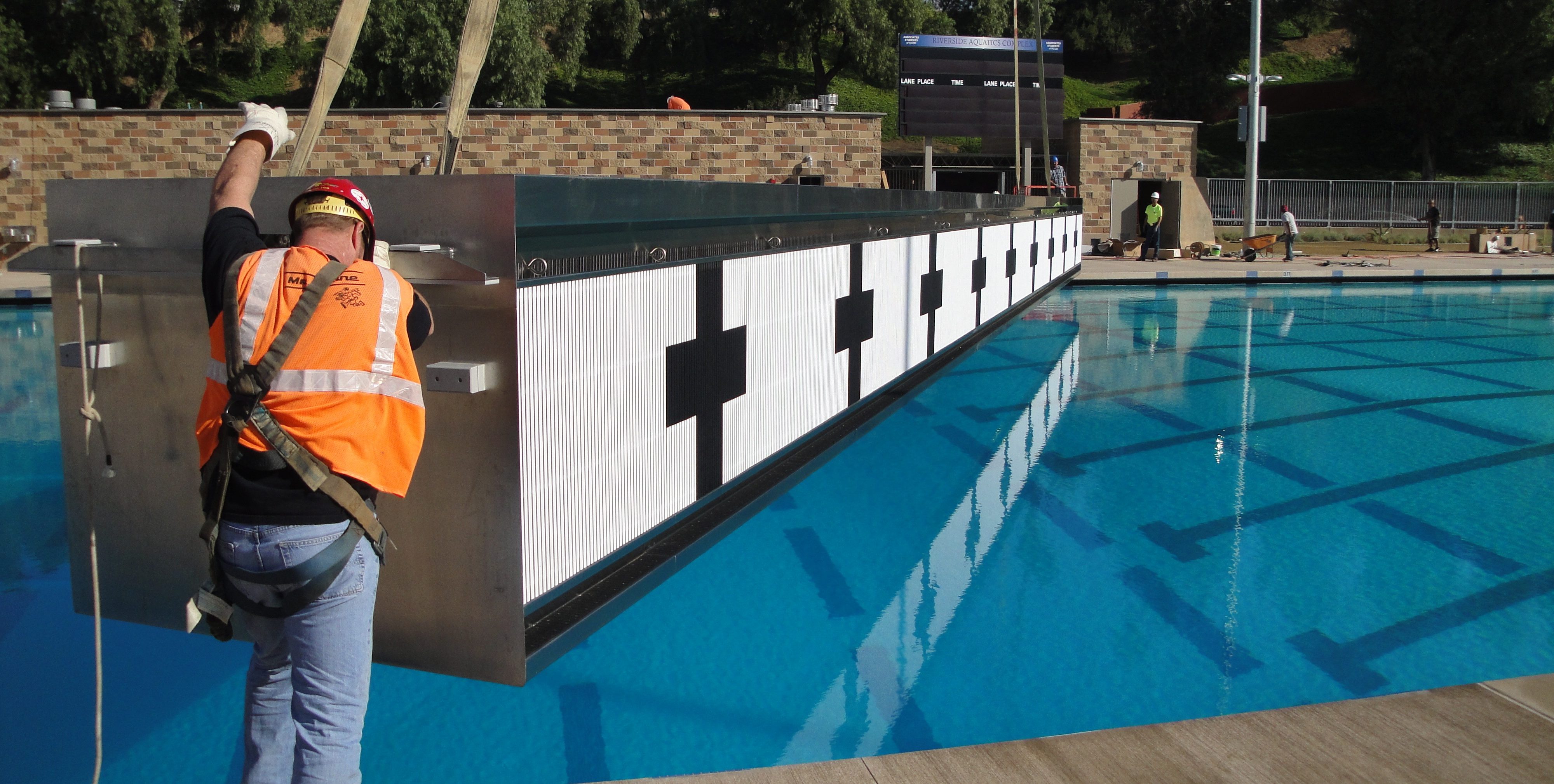 pool bulkhead