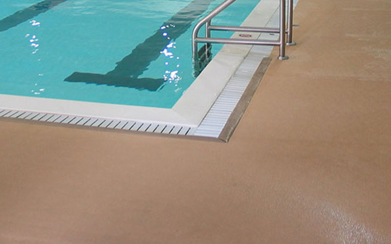 slip-resistant pool deck surfacing