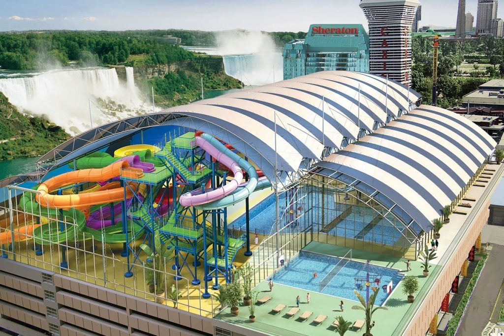 Fallsview Indoor Waterpark - stainless steel pools