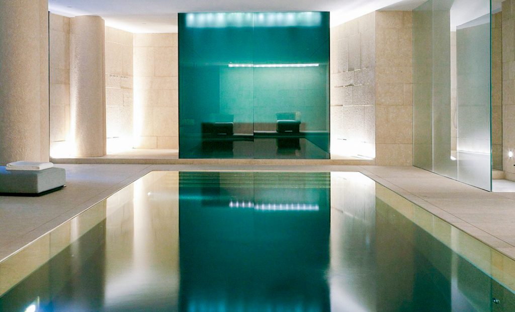 indoor hotel pool