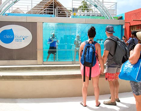 pool with underwater window