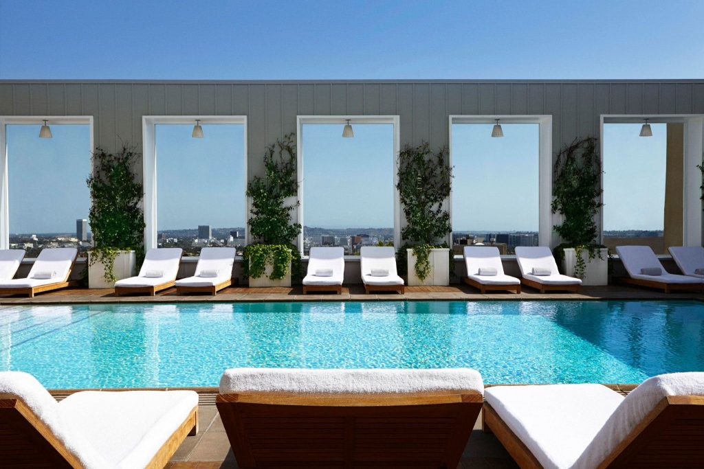 The London West Hollywood pool