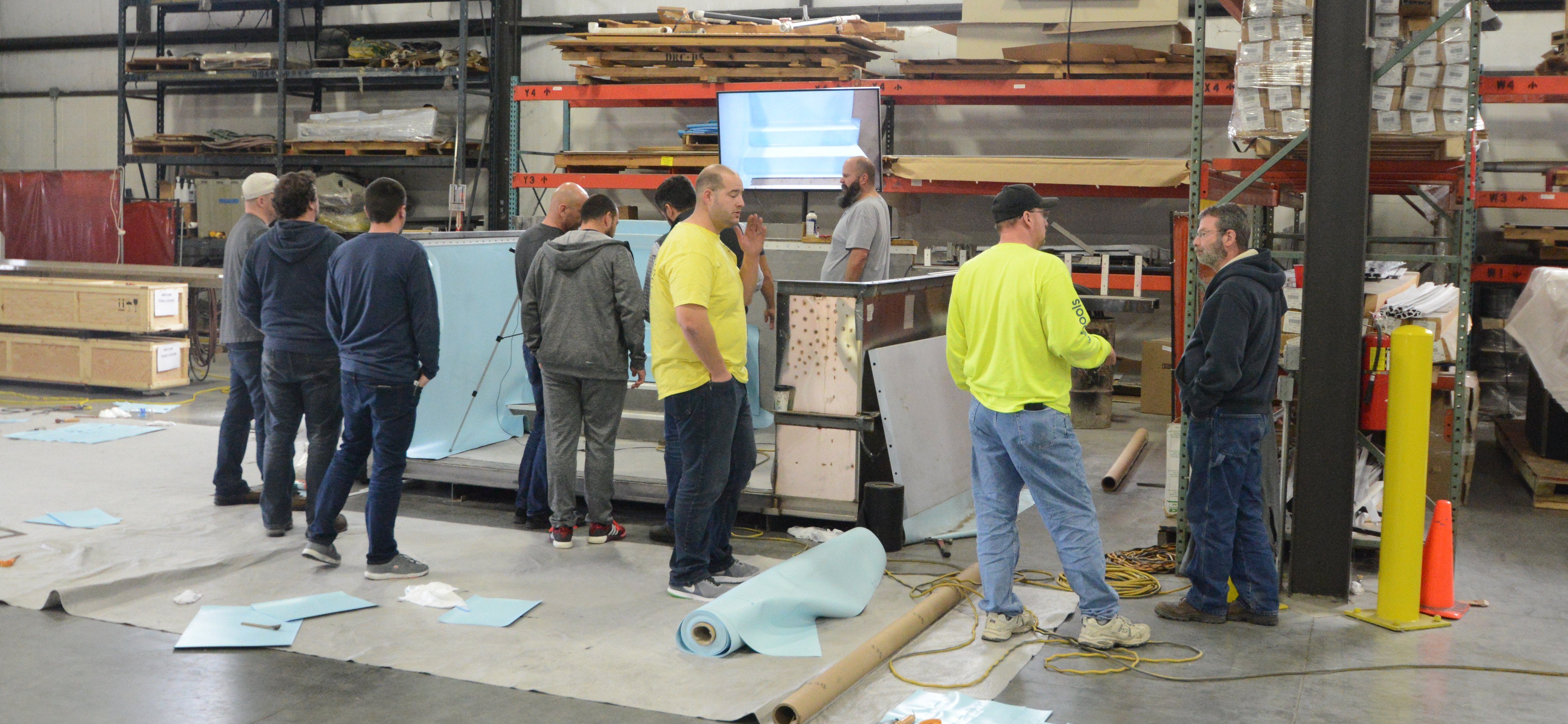 natatec pvc lining seminar training session