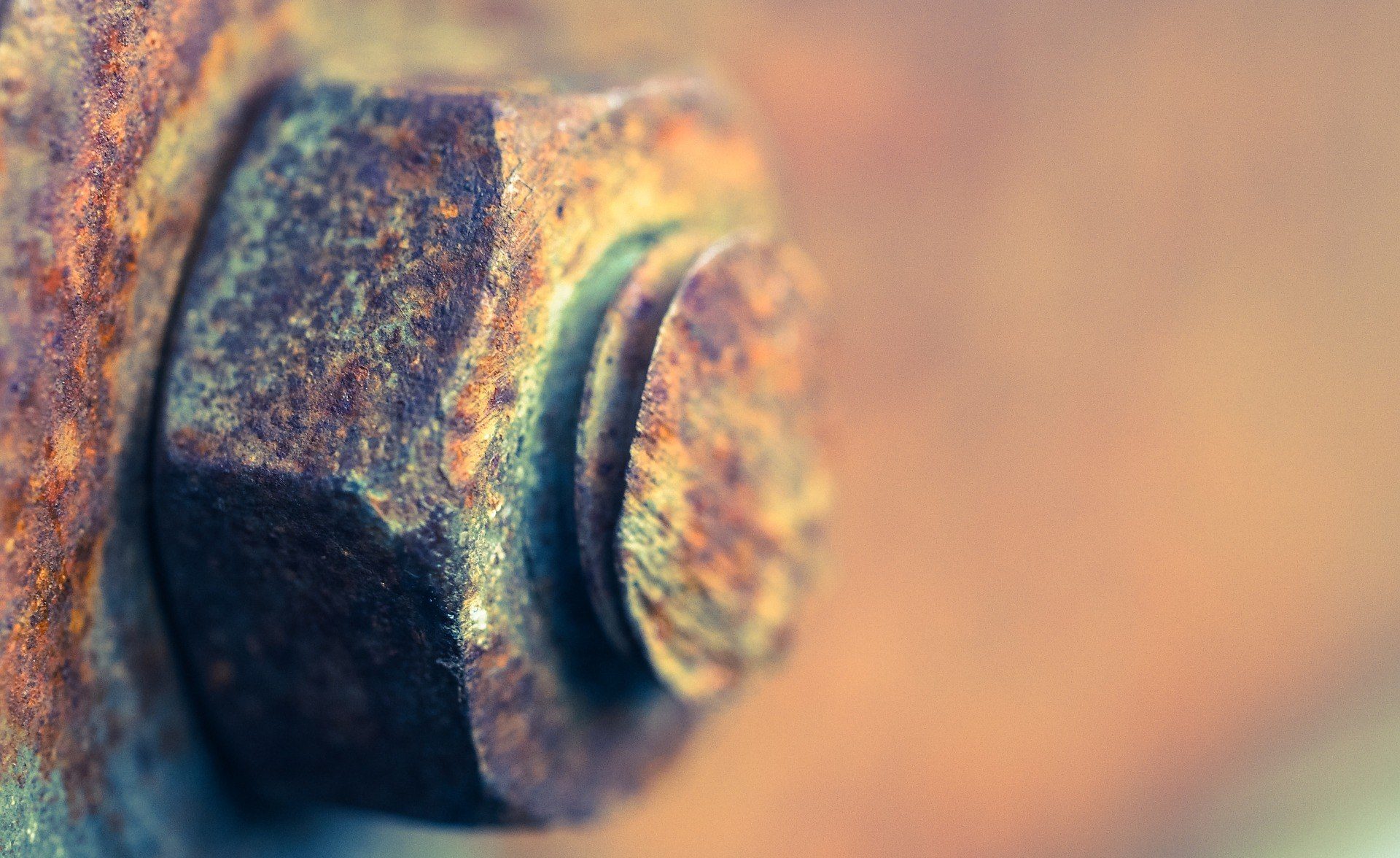 rusted bolt nut