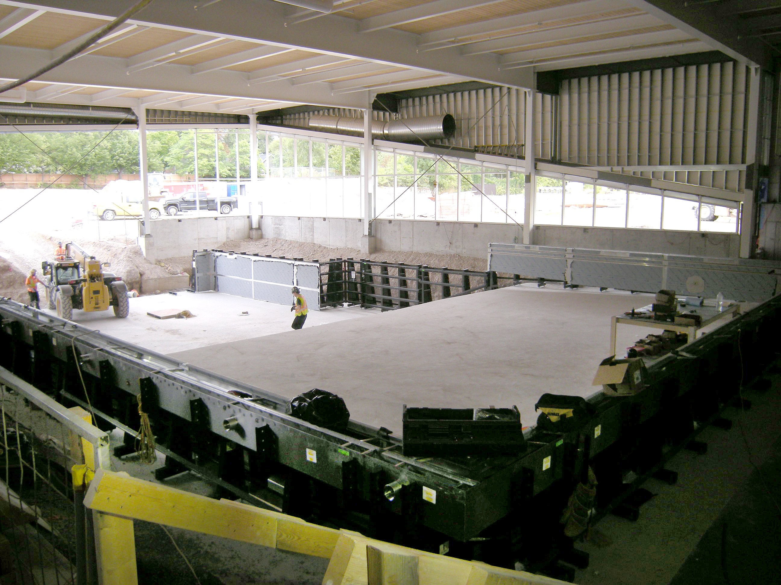 stainless steel pool installation