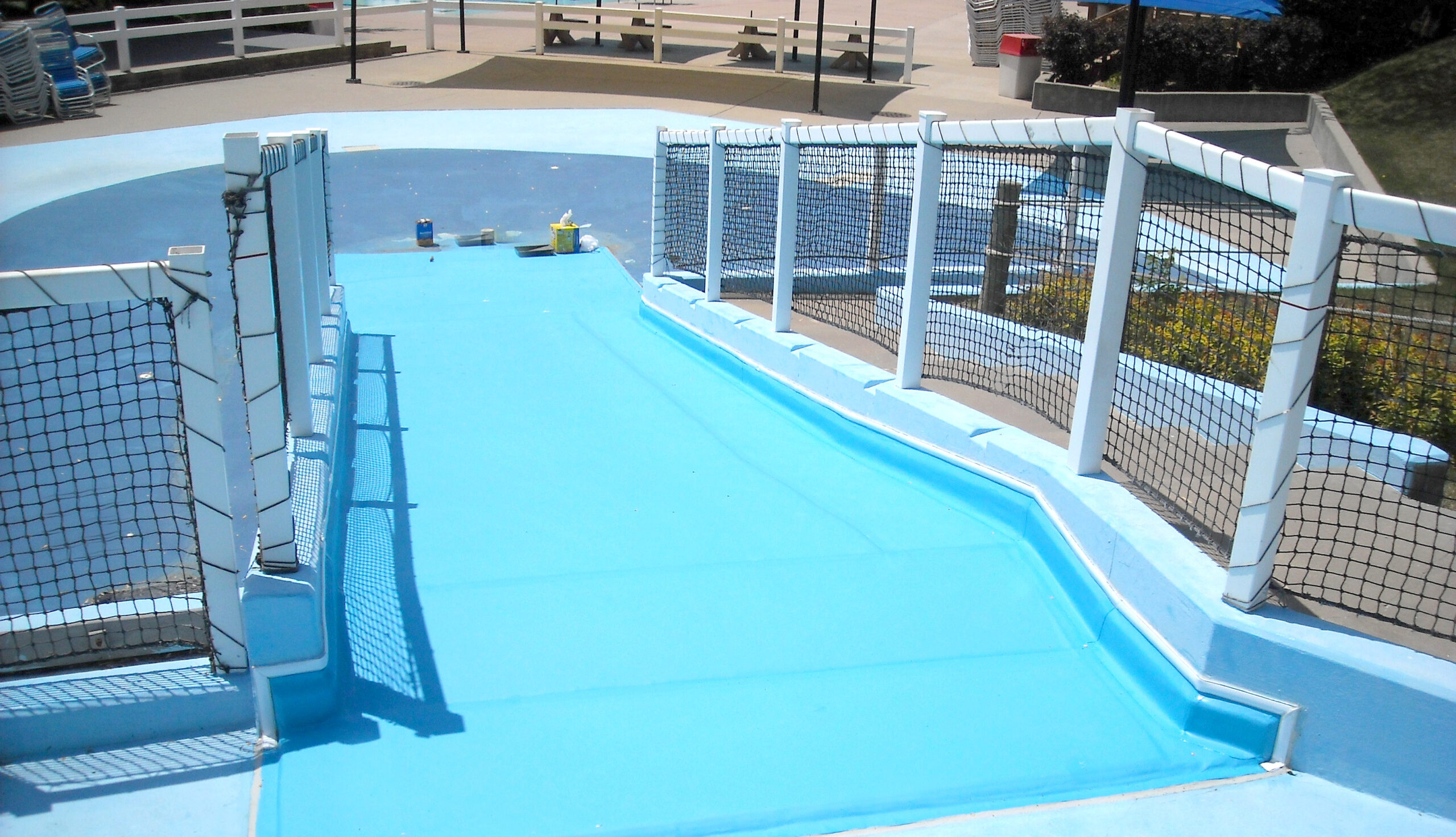 Pool Floor and Deck Surfacing Designed for Wet Environments