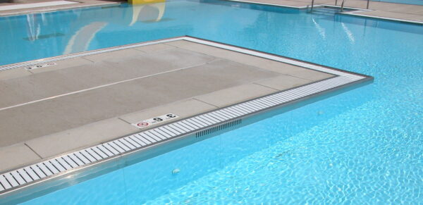 stainless steel pool gutters